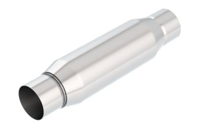 Borla - Borla 400937 CrateMuffler Resonator 2.25" Center In/2.25" Center Out 3.5" Round