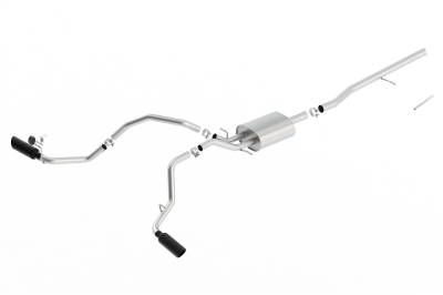 Borla - Borla 140546BC ATAK Cat-Back Exhaust Split Side Exit for 14-19 Sra/Silv 1500 5.3