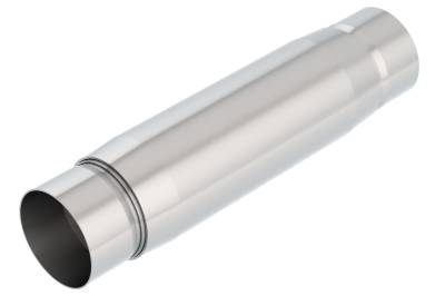 Borla - Borla 400939 CrateMuffler Resonator 3" Center Inlet/3" Center Outlet 4" Round
