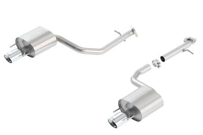 Borla - Borla 11898 S-Type Axle-Back Exhaust Single Split RR Exit for 14-26 Lexus IS350