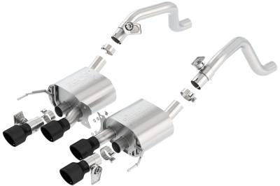Borla - Borla 11856CB ATAK Axle-Back Exhaust Quad Center Rear Exit 14-19 Corvette 6.2L