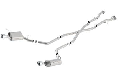 Borla - Borla 140449 S-Type Cat-Back Exhaust Single Split Rear Exit for 11-26 Durango RT