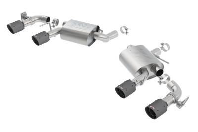 Borla - Borla 11925CFBA ATAK Axle-Back Exhaust Dual Split Rear Exit for 16-19 Camaro 6.2