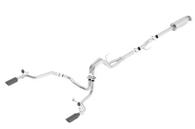 Borla - Borla 140616BC ATAK Cat-Back Exhaust Single Split Rear Exit 15-20 F150 2.7/3.5L
