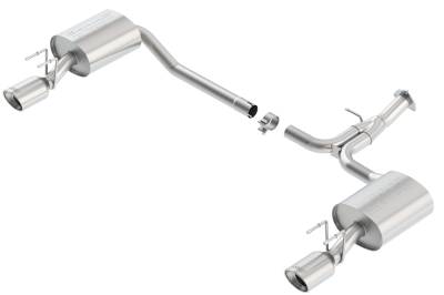 Borla - Borla 11853 S-Type Axle-Back Exhaust Single Split Rear Exit 13-17 Accord 2.4/3.5