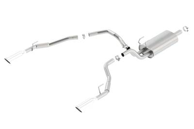Borla - Borla 140552 Touring Cat-Back Exhaust Single Split Rear Exit for 09-24 Ram 1500