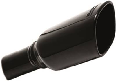 Borla - Borla Exhaust 20161 T304 SS 10.50" Long Tip 2.25" Inlet x 3.5" x 3.28" Universal
