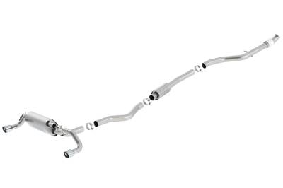 Borla - Borla 140580 ATAK Cat-Back Exhaust Single Split Rear Exit for 12-16 BMW 335i 3.0