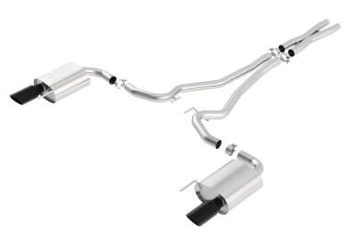 Borla - Borla 140591BC ATAK Cat-Back Exhaust One Split Rear Exit 15-17 Mustang GT 5.0L
