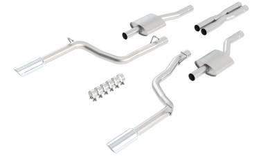 Borla - Borla 140407 ATAK Cat-Back Exhaust One Split RR Exit for 05-10 Charger/Chrysler