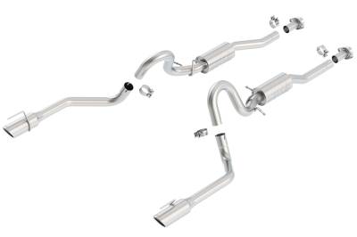 Borla - Borla Exhaust 140067 S-Type Cat-Back System for 99-04 Ford Mustang