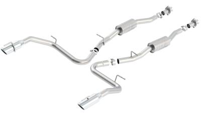 Borla - Borla 140446 ATAK Cat-Back Exhaust Single Split RR Exit for 99-04 Mustang Cobra