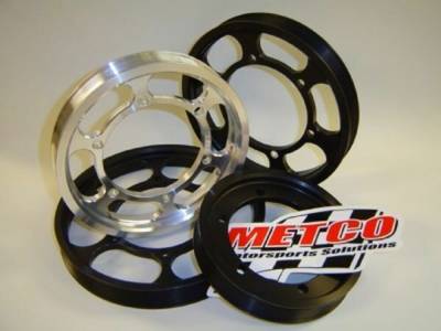 Metco Motorsports - Metco MS MCR0008 9.55" 8-lb Interchangeable Crank Pulley Ring Cobra/Lightning