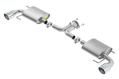 Borla - Borla 11918 S-Type Axle-Back Exhaust Single Split Rear Exit for 14-18 Mazda 3