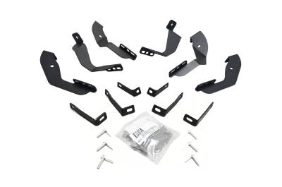 Go Rhino - Go Rhino 6840435 Mounting Brackets OE Xtreme Cab Length Side Steps