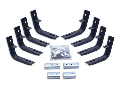 Go Rhino - Go Rhino 6840355 Mounting Brackets OE Xtreme Cab Length Side Steps
