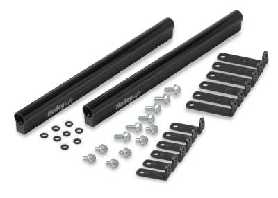 Holley - Holley Performance 534-219 EFI Single Plane Fuel Rail Kit for Car GM LS