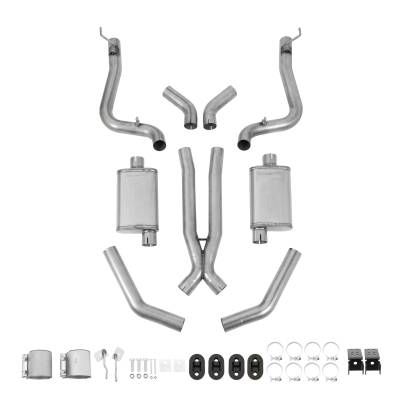 Hooker BlackHeart - Hooker BlackHeart 70501319-RHKR LS/LT Swap Header-Back Exhaust