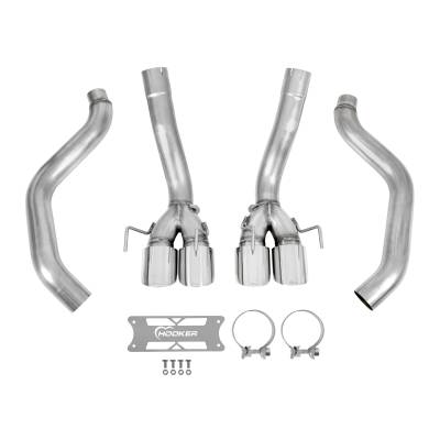 Hooker BlackHeart - Hooker Blackheart 70401316-RHKR 3.0" Axle-Back Exhaust System for 09-13 Corvette