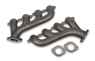Hooker BlackHeart - Hooker BlackHeart 8501HKR LS Swap Exhaust Manifolds Natural Cast Finish