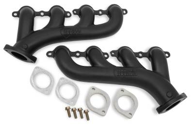 Hooker BlackHeart - Hooker BlackHeart 8502-3HKR LS Swap Exhaust Manifolds Black Ceramic Finish