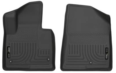Husky Liners - Husky Liners 13851 Weatherbeater Front Floor Liners Black for Hyundai Santa Fe