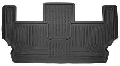 Husky Liners - Husky Liner 14021 Black 3rd Row Floor Liners for 17-25 Pacifica