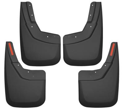 Husky Liners - Husky Liner Custom Front/Rear Mud Guards Black Chevrolet Silverado 56886