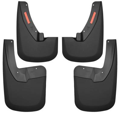 Husky Liners - Husky Liner Custom Front/Rear Mud Guards Black for Dodge Ram Trucks 58186