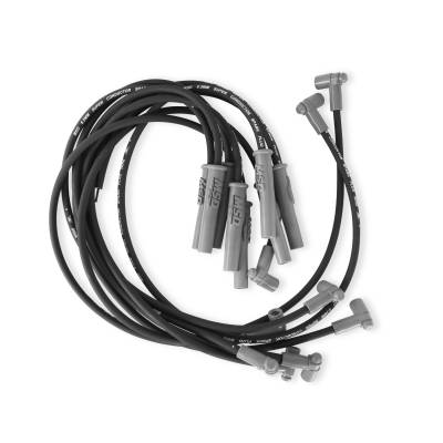 MSD - MSD Ignition 31773 Custom Black Spark Plug Wire Set for 75+ Big Block Chevy