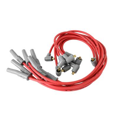 MSD - MSD Ignition 31389 Custom Spark Plug Wire Set Red Jacket for Ford 351C-400