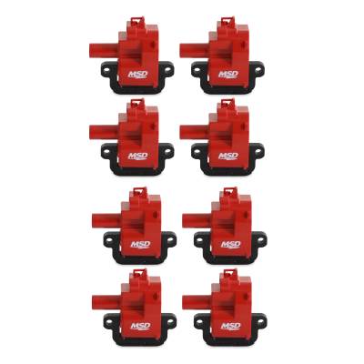MSD - MSD Ignition 82628 Blaster Direct Ignition Coil Set for 97-06 GM LS1/LS6 Engines