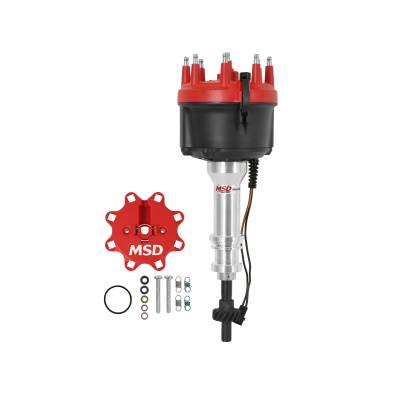 MSD - MSD Ignition 8580 Billet Distributor for Ford V8 351C-460