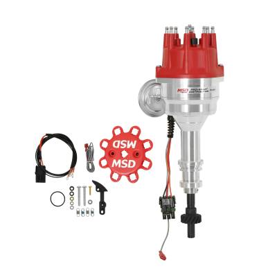 MSD - MSD Ignition 8350 Ready-To-Run Pro-Billet Distributor for Ford 351C-460