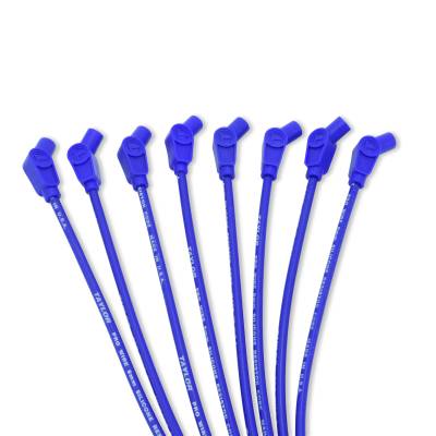 Taylor Cable - Taylor Cable 70653 8mm Resistor Core Pro Spark Plug Wire Set Blue Universal