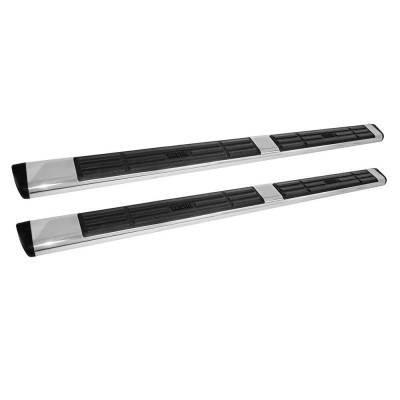 Westin - Westin 22-6040 SS 6" Premier Oval Tube Step Bars Cab 91" for 07-21 Chevy/Ford