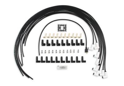ACCEL - ACCEL 9001C Spark Plug Wire Set Universal 90-DEG White Ceramic Boots 8mm Set