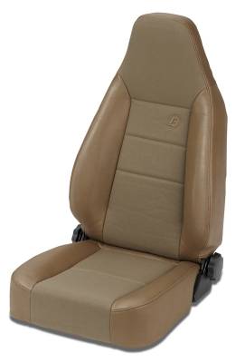Bestop - Bestop 39438-37 Trailmax II Spt Fab/Vinyl Front Seat Spice for 76-86 CJ7/YJ/TJ