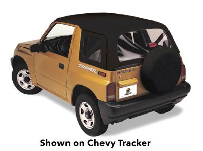 Bestop - Bestop 51366-01 Replace-A-Top Hardware Black Crush for 99-04 Tracker/Sidekick