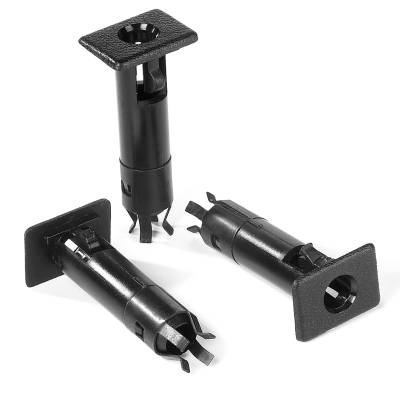 Bestop - Bestop 51246-01 Black Half-Door Door Pin Inserts 3Pc for 87-06 Wrangler YJ/TJ