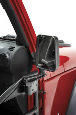 Bestop - Bestop 51262-01 High Rock 4x4 Mirror Replacement Set Black for 87-95 Wrangler