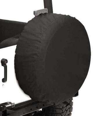 Bestop - Bestop 61030-35 Universal Spare Tire Cover for 30x10" Tire Black Diamond