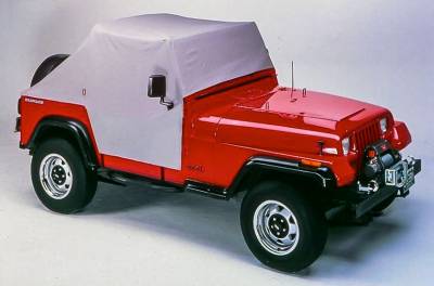 Bestop - Bestop 81035-09 All Weather Trail Cab Cover Charcoal/Gray for 80-91 Jeep CJ/YJ