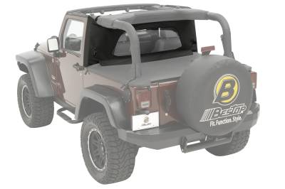 Bestop - Bestop 80041-35 Wrap-Around Windjammer Black Diamond for 07-18 Jeep Wrangler JK