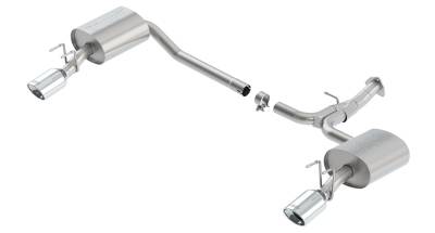 Borla - Borla 11949 S-Type Axle-Back Exhaust Single Split Rear Exit 16-17 Accord 2.4/3.5