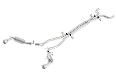 Borla - Borla Exhaust 140280 S-Type Cat-Back System w/o GA-Pkg 10-11 Chevy Camaro 6.2 V8