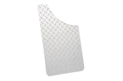 Dee Zee - Dee Zee DZ1808 Brite-Tread Universal Aluminum Mud Flaps 11"x19"