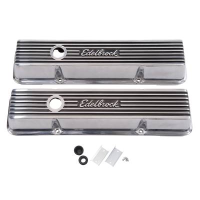 Edelbrock - Edelbrock 4263 Elite II Valve Covers for Chevy 262-400 V8 1959-86.