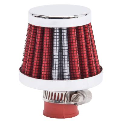 Edelbrock - Edelbrock 43511 Conical Valve Cover Breather w/9mm Inlet Red Element
