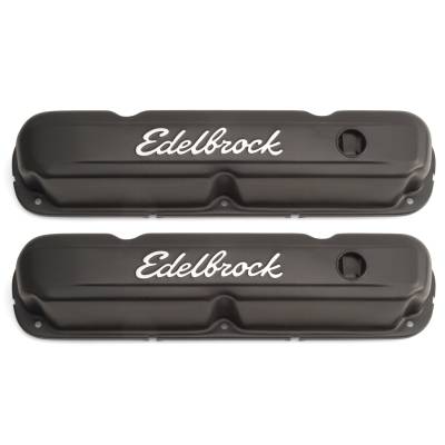 Edelbrock - Edelbrock 4473 Signature Series Valve Covers for Chrysler 318-340-360 V8 65-91